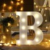 Alphabet LED Letter Lights Light Up White Plastic Letters Standing Hanging NO1   332764645969